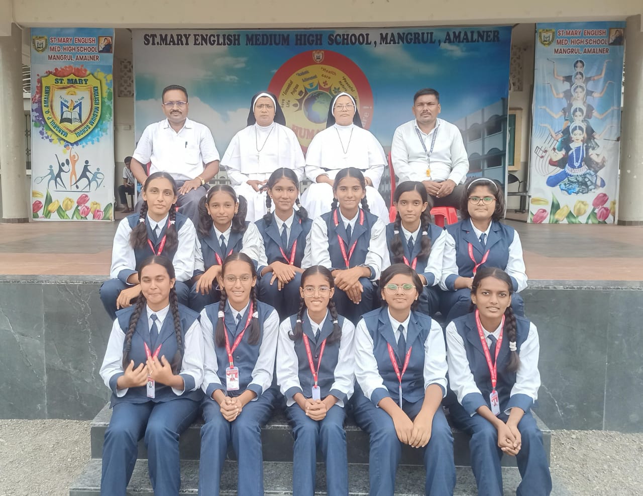 विभागीय बास्केट बॉल स्पर्धेत सेंट मेरी विद्यालयाने पटकावला तृतीय क्रमांक