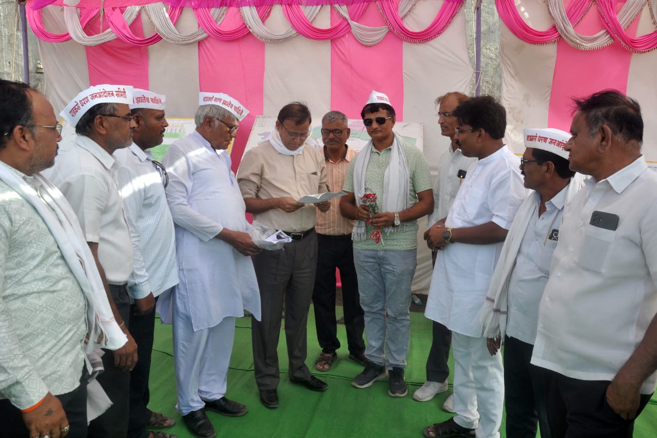 पाडळसरे धरणाचे काम गतिमान करा; जलसंपदा सचिवांना जनआंदोलन समितीचे निवेदन