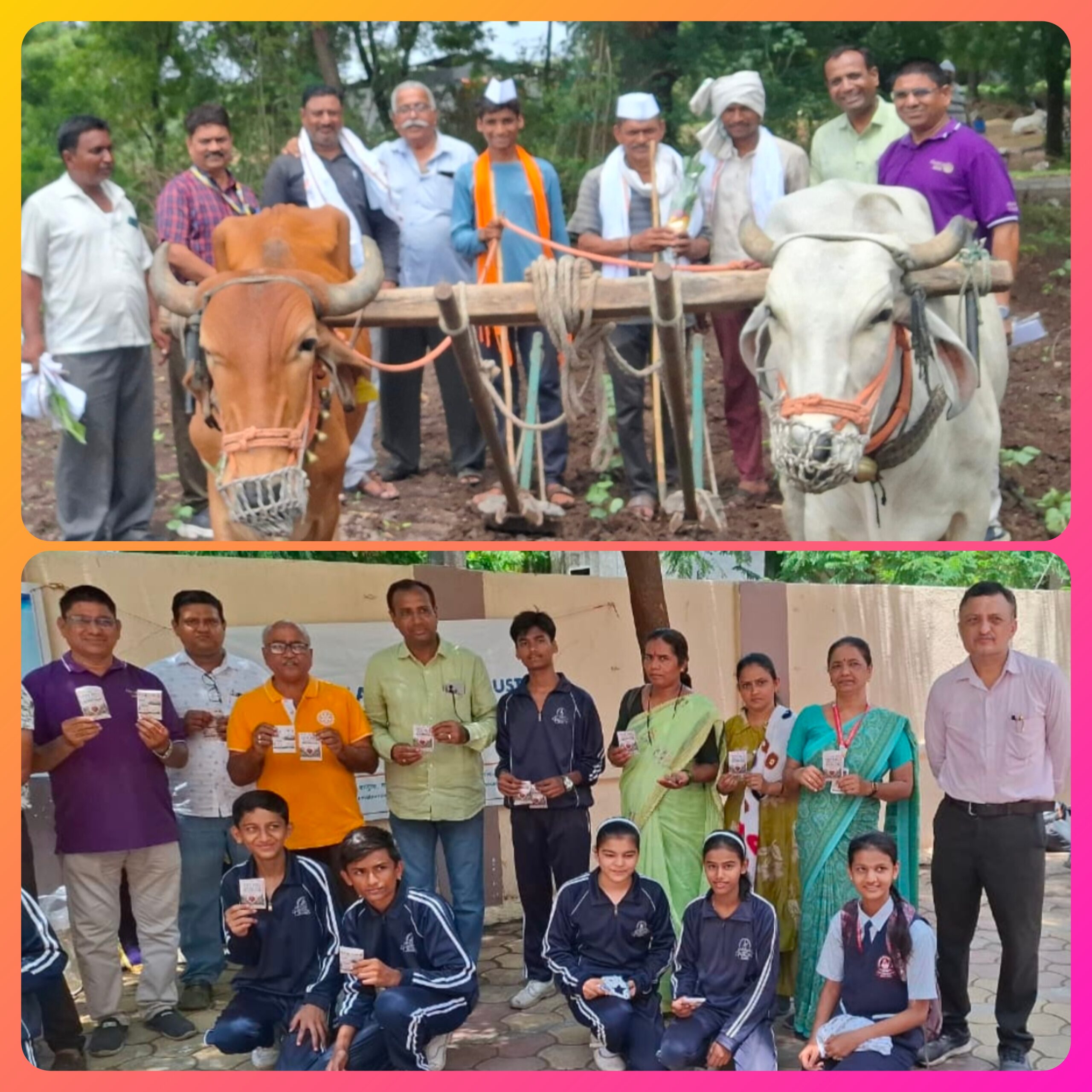 रोटरी क्लब अमळनेरच्या नूतन वर्षाची दमदार सुरुवात; कृषी दिनी बळीराजाचा सन्मान, तर शालेय विद्यार्थ्यांना २००० ‘सीड बॉल’चे वाटप!…….अन्नदाता आणि पर्यावरणाचा अनोखा मेळ; रोटरी क्लब आणि हाऊसिंग महिला ट्रस्टचा कौतुकास्पद संयुक्त उपक्रम
